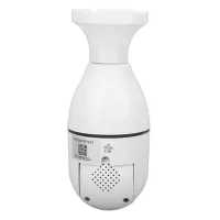 Беспроводная панорамная IP Wi-Fi камера видеонаблюдения в патрон L1 E27 Smart 3120S-DPXY 2MP, Поворотная умная WIFI лампочка камера с цоколем 1080P