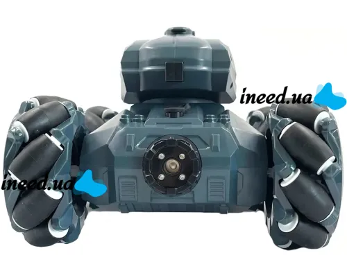 Дитячий всюдихід з кулеметом Tracked Tank Pank Shooter стріляє кульками на радіокеруванні від руки і пульта, акумуляторний танк 1500 mah Синій