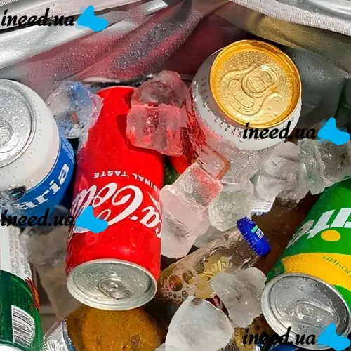 Туристическая термосумка Cooling Bag на 32 литра для продуктов напитков, Походный термо бокс холодильник 38x25x33см на плечо для пикника Пиксельный