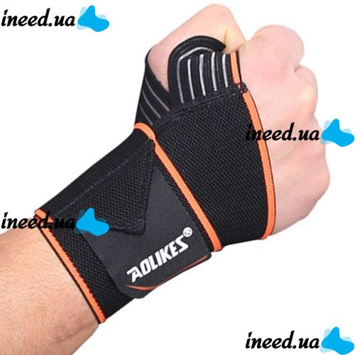 Compression Bandage Wrist Brace Aolikes A7938 for injuries and sprains, Retainer Wrist Brace with Fixing strap XL-920