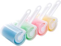 Sticky Roller for Cleaning Clothes and Furniture Roll Furr MS-1054 Reusable Washable Silicone Roller Velcro with Wool Removal Case Lint Remover