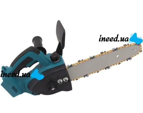 Large Rechargeable Chain Saw Makita DUC122Z 48V 5Ah 12" Tire for Pruning Tree Branches 2 batteries, Wireless Manual Electric Saw Makita