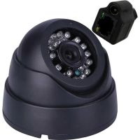 Кімнатна камера відеоспостереження Спартак CCTV Camera 349 IP 1.3 mp, Цифрова купольна кольорова HD відеокамера для будинку з роз'ємом LAN