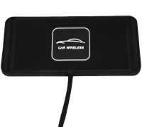 Автомобільна бездротова зарядка Car Wireless Pad C1 15W для зарядки телефону, силіконовий зарядний килимок в авто з антиковзаючим покриттям чорний
