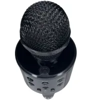 Беспроводной караоке микрофон WSTER WS-858 Bluetooth USB AUX FM со встроенным динамиком 5W, блютуз микрофон с регулятором громкости Q858 для пения
