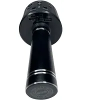 Беспроводной караоке микрофон WSTER WS-858 Bluetooth USB AUX FM со встроенным динамиком 5W, блютуз микрофон с регулятором громкости Q858 для пения
