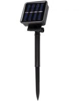 Уличная светодиодная гирлянда Solar String Lights 12 метров 100 LED RGB диодов с солнечной панелью, Водонепроницаемая Роса с пультом Мультицветная