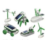 Educational designer robot 6 in 1 on a solar battery