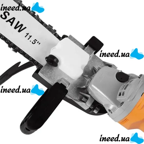 Chain Saw Nozzle 12" Chain saw for the Grand 300QF Pro Grinder with a chain lubrication system for 30cm Bulgarians with a handle and an oil tank