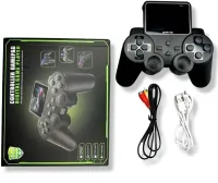 Mini Retro Gaming Console Gamepad Jetson SEGA S10 Gamepad for 520 Built-in Games, Wireless Console with 2.4 LCD Screen from Battery Black