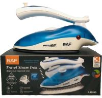 RAF R.1259B 800W folding hand iron with temperature regulator and water tank, RAF R.1259B 800W folding hand iron with ceramic soleplate steamer, RAF ceramic soleplate steam iron
