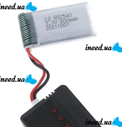 Universal battery for quadcopter Syma 3.7v 800mAh, battery for quadcopters