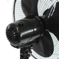 Floor fan RAF FS40 120W 3 blades 40 cm, RAF 16" inch fan on telescopic leg 106-136 cm with mains swivel Black