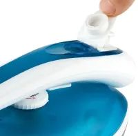 RAF R.1259B 800W folding hand iron with temperature regulator and water tank, RAF R.1259B 800W folding hand iron with ceramic soleplate steamer, RAF ceramic soleplate steam iron