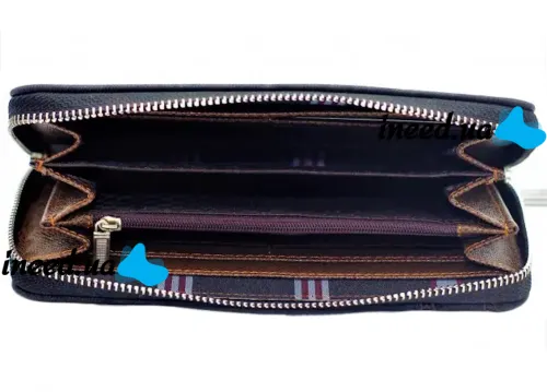 Baellerry Denim S1514 Black Black Men's Clutch Wallet Wallet Wallet Wallet