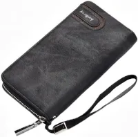 Baellerry Denim S1514 Black Black Men's Clutch Wallet Wallet Wallet Wallet