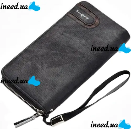 Baellerry Denim S1514 Black Black Men's Clutch Wallet Wallet Wallet Wallet