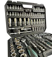 Автомобільний набір інструментів на 172 предмета Dream Car Tools ES-172 в кейсі Комплект ключів головок біт з тріскачкою для машини і вдома у валізі