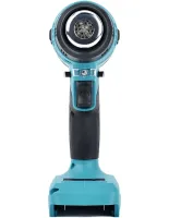Акумуляторний будівельний фен Makita DHG180RT 48V 5Ah з 3 насадками, Промисловий тепловий пістолет 50-550°C Макіта з 2 акумуляторами в кейсі