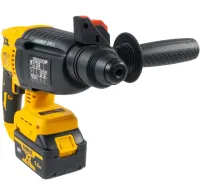 Будівельний акумуляторний перфоратор DeWalt DCH133 18V 5Ah 2 акумулятори, Бездротовий електроперфоратор Деволт для свердління з ударом в кейсі