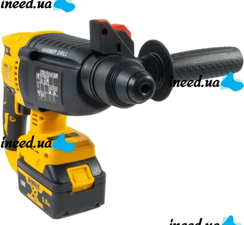 Будівельний акумуляторний перфоратор DeWalt DCH133 18V 5Ah 2 акумулятори, Бездротовий електроперфоратор Деволт для свердління з ударом в кейсі