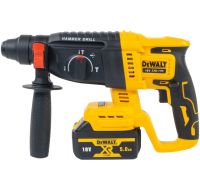 Будівельний акумуляторний перфоратор DeWalt DCH133 18V 5Ah 2 акумулятори, Бездротовий електроперфоратор Деволт для свердління з ударом в кейсі