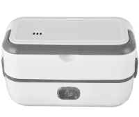 Електричний ланч бокс Cooking Lunchbox DFH-C01 200w 1,2 л для підігріву і приготування їжі з 2 чашами, харчової судочок контейнер для їжі від мережі