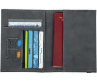 Органайзер для документів і паспорта Travel Passport Brauberg з кишенями і гумкою для зберігання карток, обкладинка чохол зі штучної шкіри