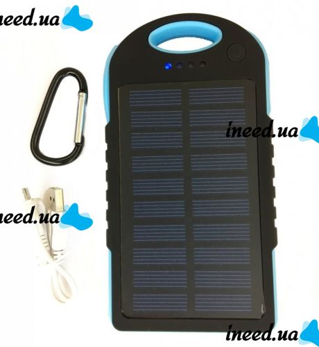 Portable Charger Power Bank Solar Charger 50000 mAh with Led flashlight and carbine on a solar battery, external battery 2, power bank