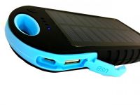 Portable Charger Power Bank Solar Charger 50000 mAh with Led flashlight and carbine on a solar battery, external battery 2, power bank