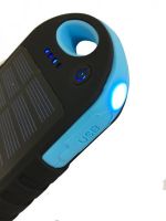 Portable Charger Power Bank Solar Charger 50000 mAh with Led flashlight and carbine on a solar battery, external battery 2, power bank