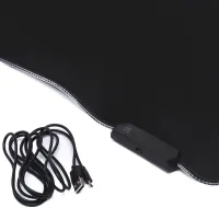 Gaming computer mouse pad Jedel MP-02 30x80 cm gaming surface with RGB backlight for PC and laptop computer mouse from USB XL-1747