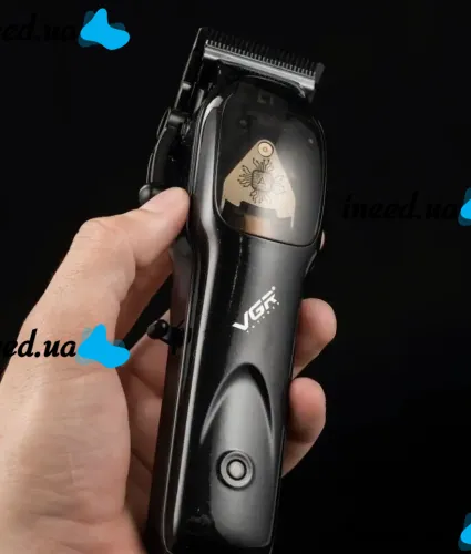 VGR V-653 Wireless Shave Trimmer, Cordless Hair and Beard Trimmer with stand and attachments 10W V653 Black