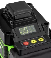 Hilda DG-147 4D 16-line Green Laser Level Gauge for Intersection Measurement, Self-leveling 16 Rays at 360 with Charge Indicator