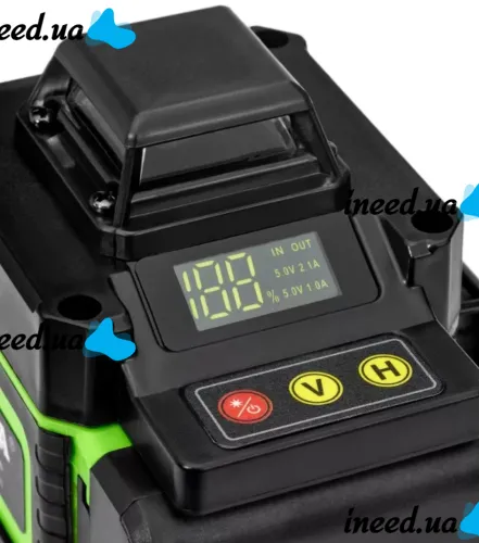 Hilda DG-147 4D 16-line Green Laser Level Gauge for Intersection Measurement, Self-leveling 16 Rays at 360 with Charge Indicator