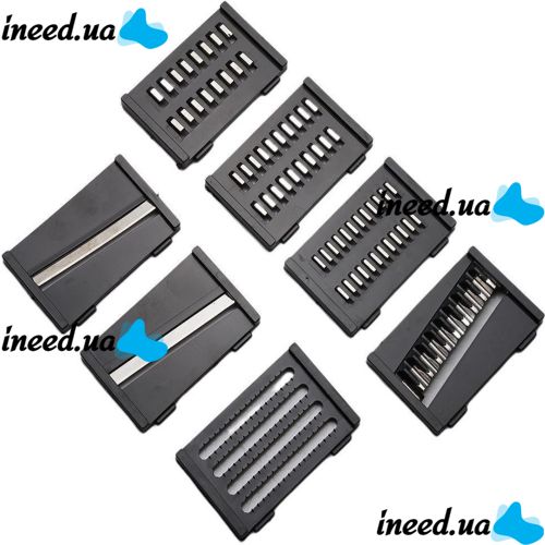 Vegetable Slicer Wet Basket Vegetable Cutter 9 in 1 set of nozzles for slicing vegetables and fruits, manual rotating grater-vegetable slicer multi-slicer with basket