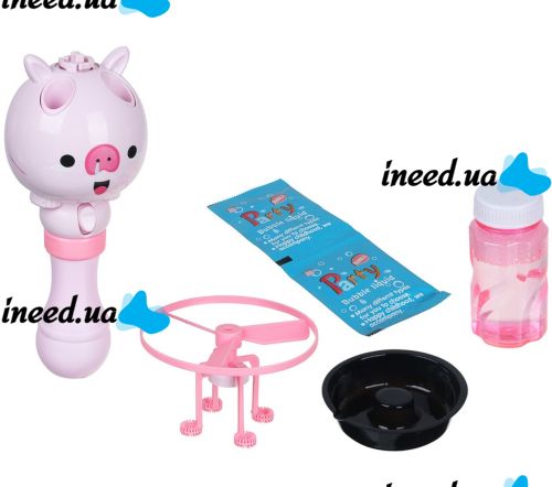 Flying Bubble Generator at the Launch of Bubble Toy with Flying Propeller, Children's Toy Spinner Blowing Soap Bubbles 80ml For Children