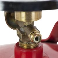 Туристичний газовий балон Пропан УКП-83 з пальником 8 л, туристичний газовий балон з пальником 3 кг червоний, 8 літрів