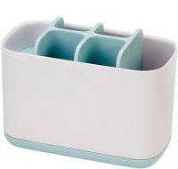Настільна підставка органайзер Large Toothbrush Caddy для зубних щіток і пасти на 6 відсіків, Тримач зубної щітки Joseph для ванної кімнати Білий