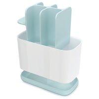 Настільна підставка органайзер Large Toothbrush Caddy для зубних щіток і пасти на 6 відсіків, Тримач зубної щітки Joseph для ванної кімнати Білий