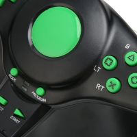 Vibration Steering Wheel 3-in-1 Universal Game Steering Wheel with Pedals and Gearbox for PC/PS2/PS3, Multimedia Sports Steering Wheel for PC