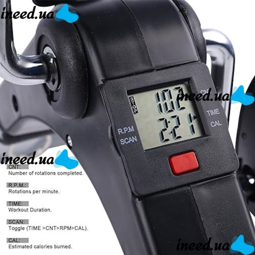 Folding Rehabilitation Exercise Bike for Hands and Feet 2 in 1 Malatec AND246, Mini Bike for Office and Lower and Upper Body Rehabilitation
