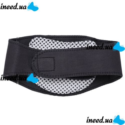 Турмаліновий масажний комір Sunroz Self Heating Neck XL-314 з магнітами, шийний пояс з магнітними вставками Бандаж на шию з підігрівом