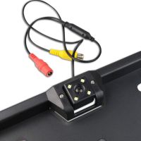 Автомобільна камера заднього виду в рамці номерного знака Car Cam Parking sensor 5429 з парктроніком, Тримач рамка для номера з камерою, Авторамка