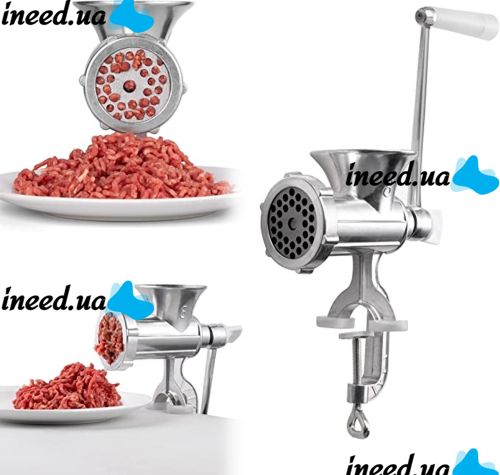 Mechanical Kitchen Meat Grinder JSW-8, Household aluminum handheld meat grinder chopper for making minced meat