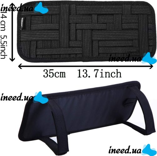 Car organizer on the visor Grid-it! Organizer Vehicle Storage Plate, Multifunctional Holder for Small Items in the Car Black