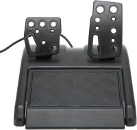 Vibration Steering Wheel 3-in-1 Universal Game Steering Wheel with Pedals and Gearbox for PC/PS2/PS3, Multimedia Sports Steering Wheel for PC