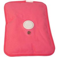 Електрична водяна грілка Hot Water Bag HD-03 для зігрівання рук 500W Плюшева м'яка муфта електрогрілка з підігрівом 34х24 см від мережі рожева