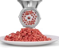 Mechanical Kitchen Meat Grinder JSW-8, Household aluminum handheld meat grinder chopper for making minced meat
