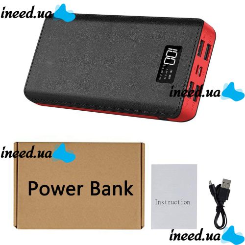 External Portable Power Bank UKC M9 50000 mAh 2.1A Black with LCD display, povobank, portable charger 50000mah
